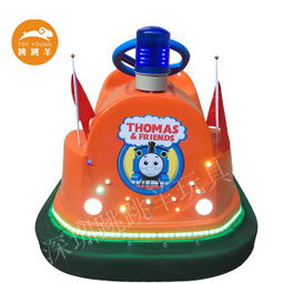 廣場(chǎng)碰碰車(chē)雙人電瓶游樂(lè)場(chǎng)游樂(lè)設(shè)備 托馬斯電動(dòng)兒童碰碰車(chē)